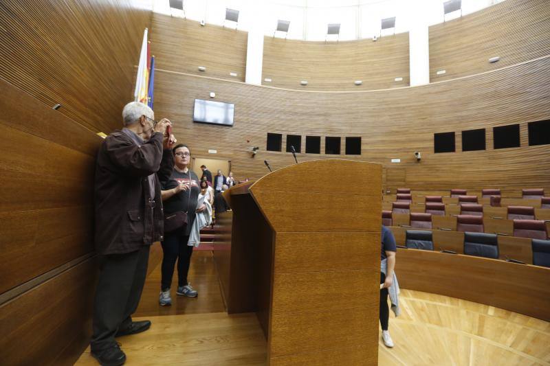 Fotos: Fotos de la jornada de puertas abiertas en Les Corts Valencianes