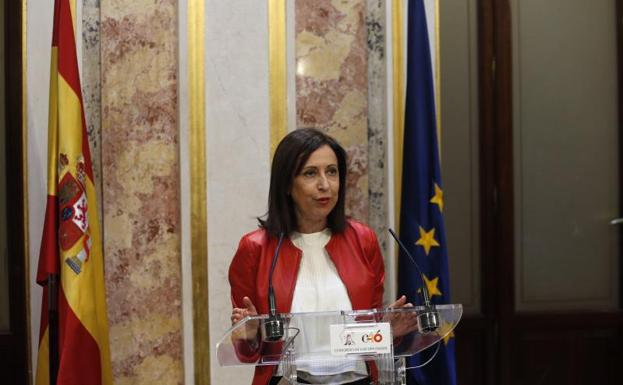 Margarita Robles, portavoz parlamentaria del PSOE.