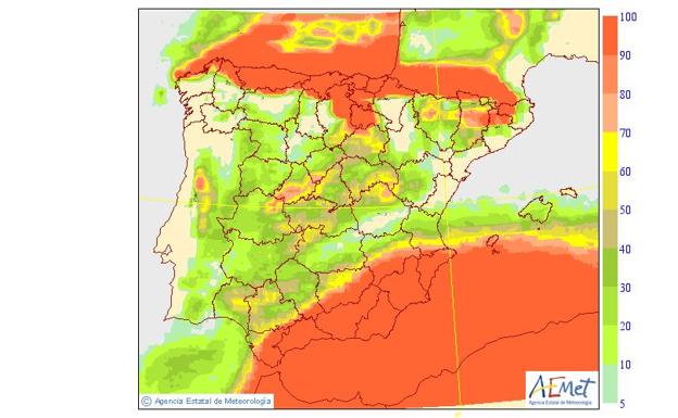 Previsión del tiempo en Valencia: vuelven las lluvias
