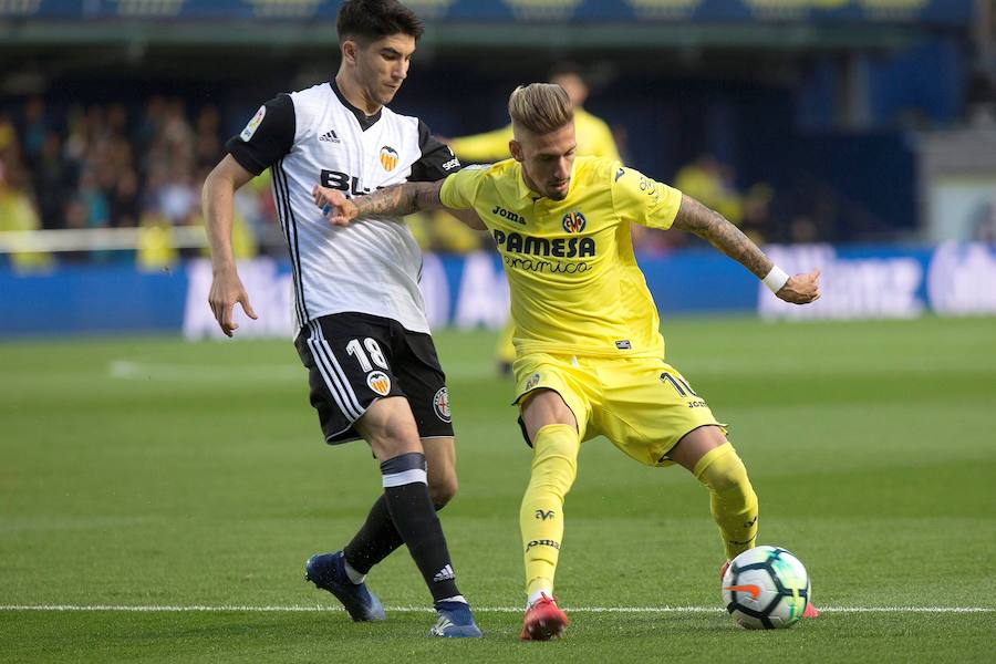 Estas son las imágenes que deja el paso de los blanquinegros por el Estadio de la Cerámica en el partido de la jornada 36 de la Liga