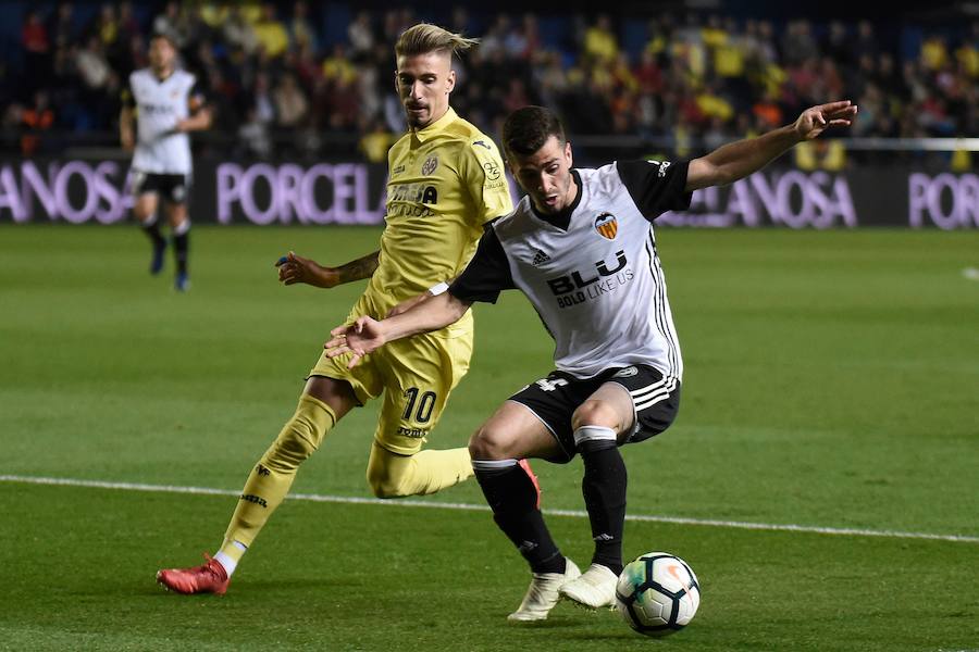 Estas son las imágenes que deja el paso de los blanquinegros por el Estadio de la Cerámica en el partido de la jornada 36 de la Liga