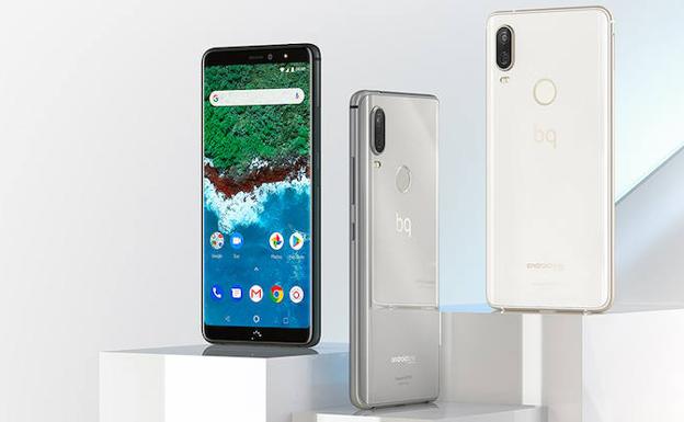 Aquaris X2 Pro de BQ en negro, plateado y blanco.