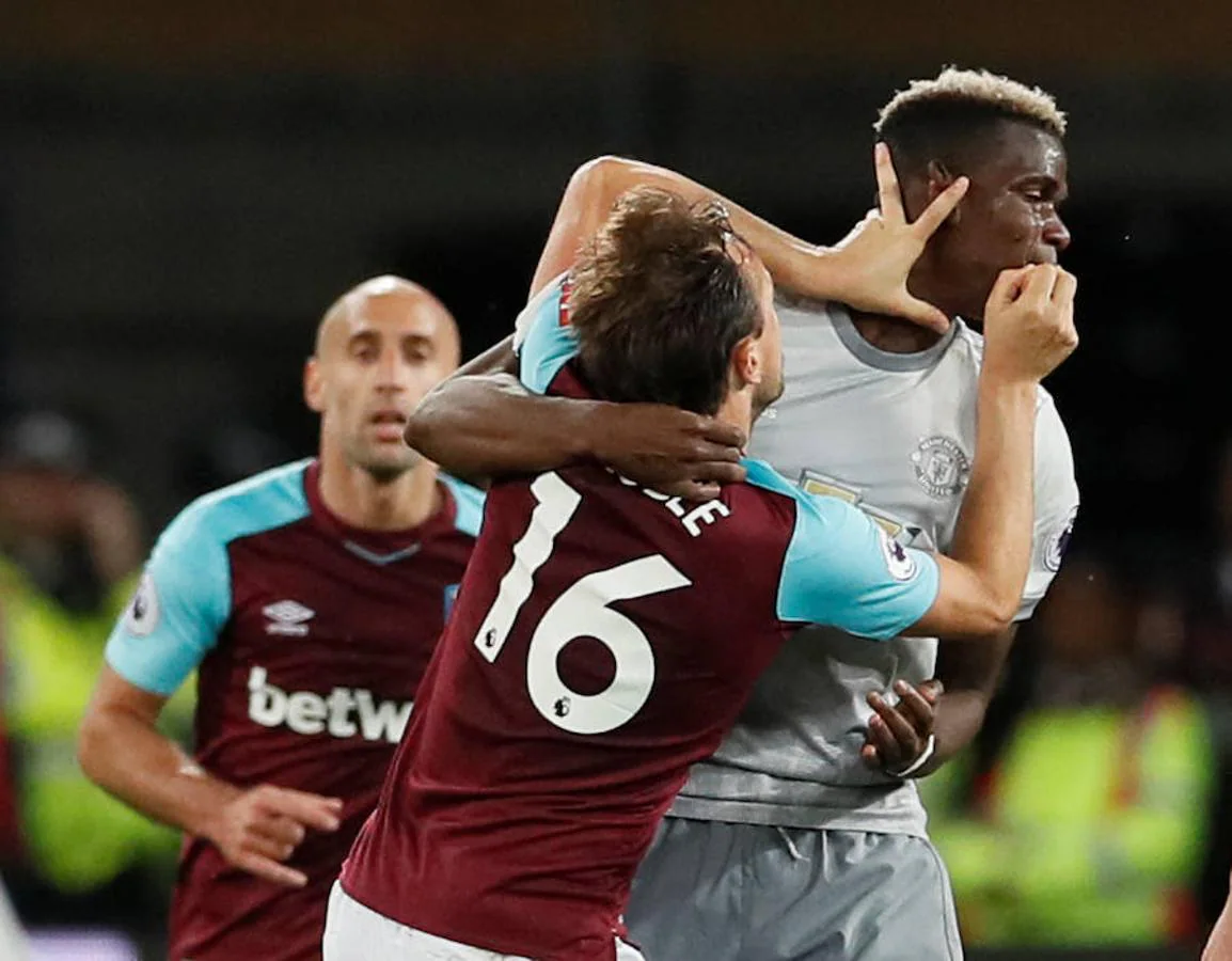 Fotos: Pogba y Noble se enzarzan en una fea pelea