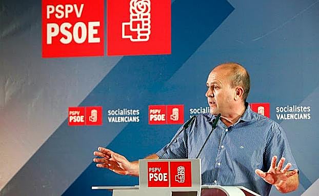 Héctor Such, durante un mitin.