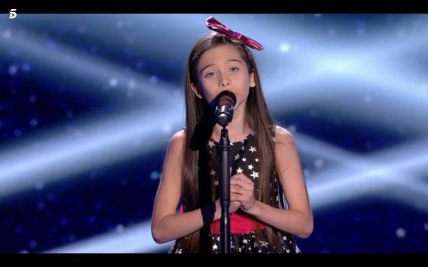 La niña valenciana Melani García interpretó 'Nessun Dorma' en la final que le valió el triunfo en 'La Voz Kids'. 