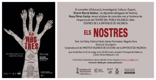 Cartel de  'Els nostres'. 