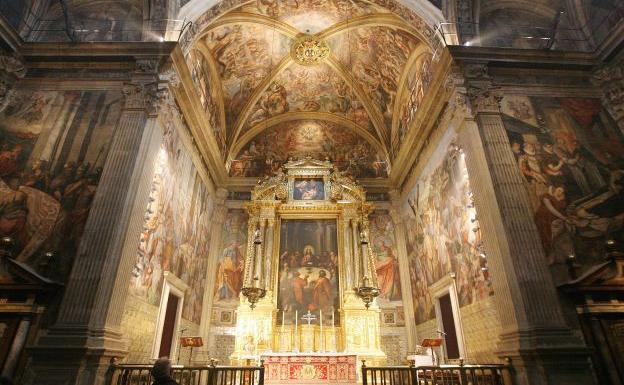 Altar mayor de la Iglesia del Patriarca de Valencia.