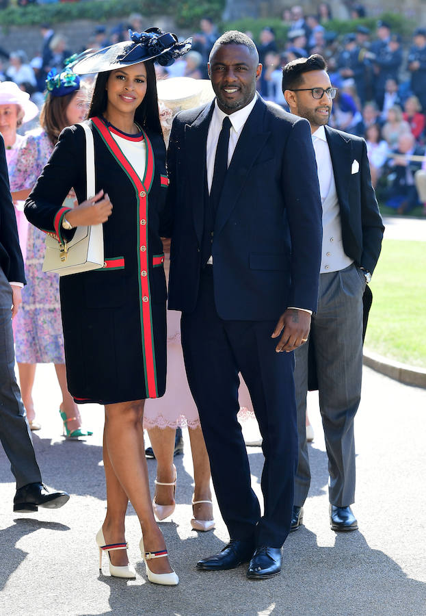El actor Idris Elba y su pareja Sabrina Dhowre