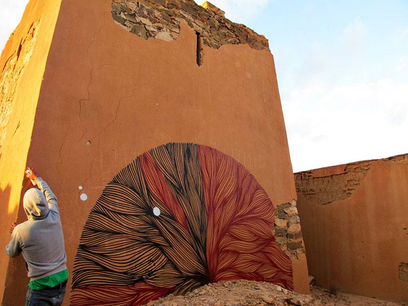 Grafiti de Rosh 333 en Marruecos.