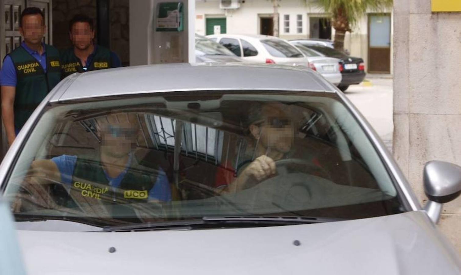 Zaplana, trasladado este jueves en un vehículo camuflado de la UCO de la Guardia Civil a la Comandancia de Valencia, procedente de Madrid, antes de pasar ante la juez en la Ciudad de la Justicia.