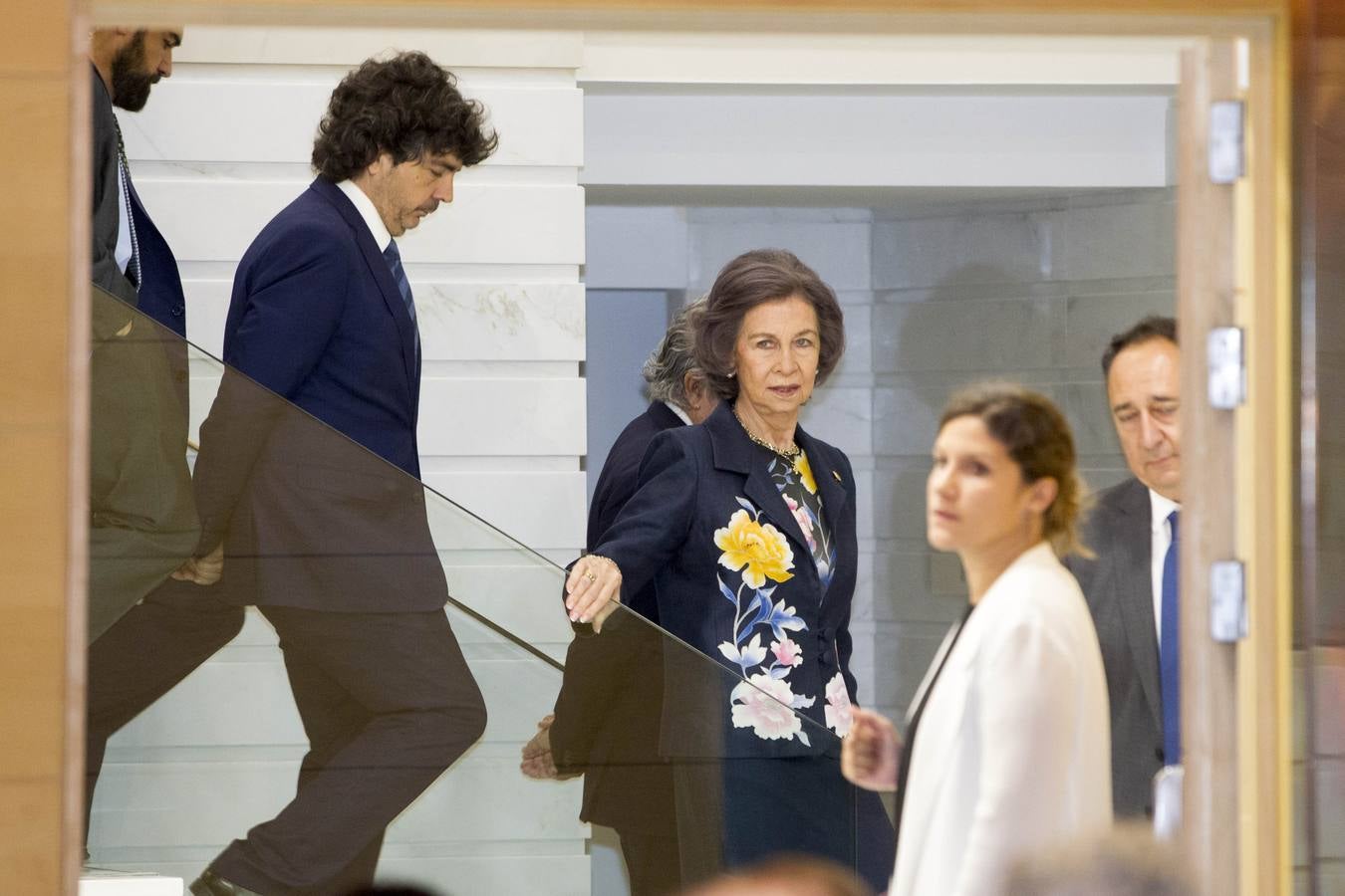 El discurso de Su Majestad ha venido precedido por la presentación del presidente de la Federación Española de Bancos de Alimentos, Nicolás Palacios, quien además de agradecer la presencia de Doña Sofía en el acto, ha resaltado la cariñosa acogida que han tenido los representantes de las entidades en la capital del Turia. Palacios ha destacado que «gracias a la generosa y entusiasta colaboración de los más de 3.200 voluntarios que forman parte de los 56 bancos de alimentos que operan en nuestro país, el año pasado se consiguieron distribuir casi 152 millones de kilos de comida a personas que lo necesitan».