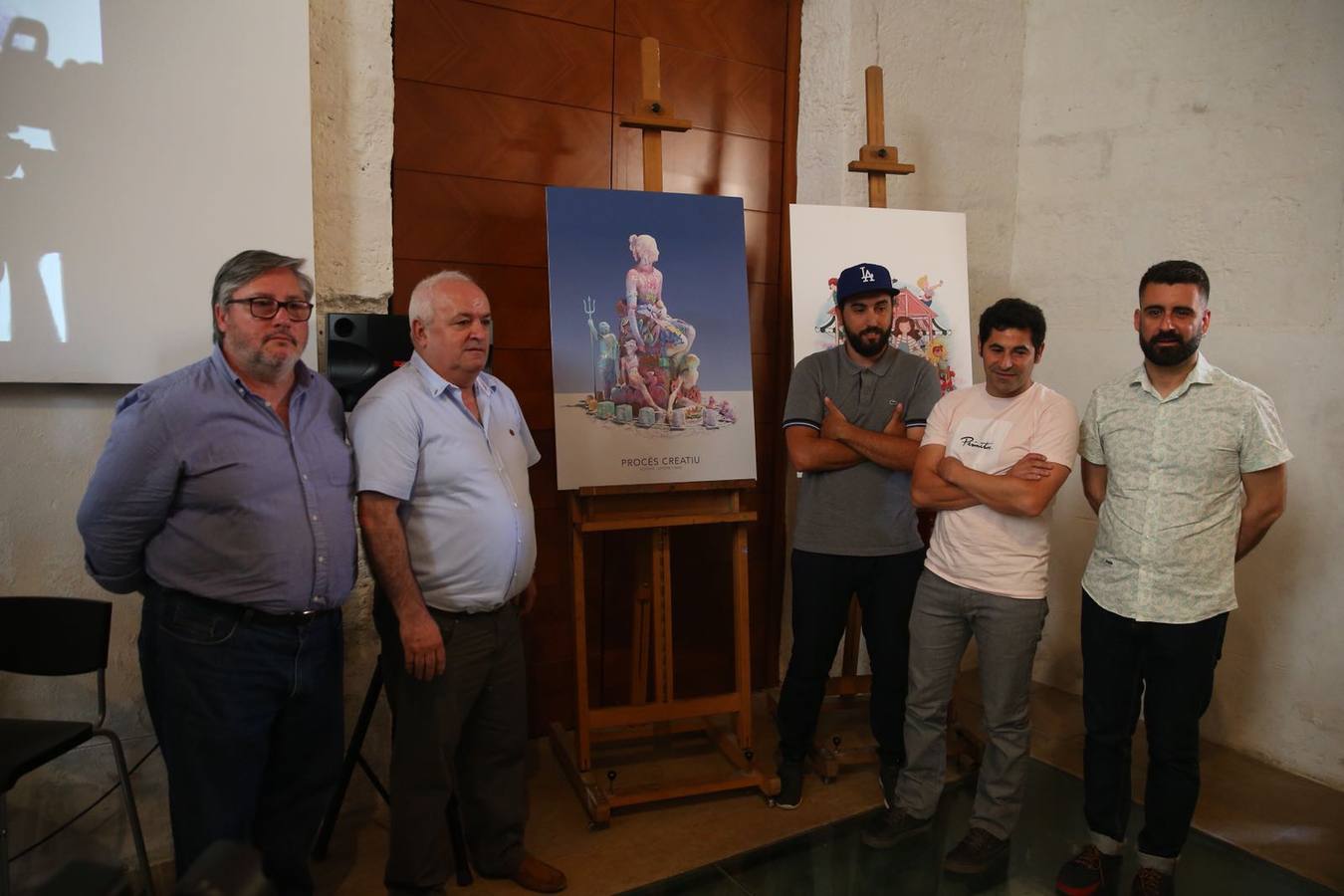 Los bocetos de las fallas municipales del próximo año, 2019, han sido presentados hoy. Los artistas han revelado sus proyectos para los monumentos de la plaza del Ayuntamiento