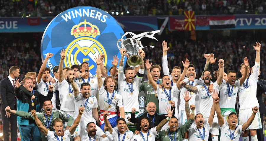 El Real Madrid conquistó en el Olímpico de Kiev su 'decimotercera' Champions, tras un partido en el que venció por 3-1 al Liverpool y en el que Bale fue protagonista al marcar dos goles