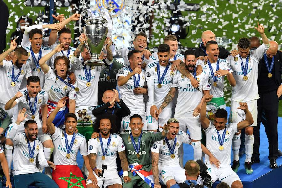 El Real Madrid conquistó en el Olímpico de Kiev su 'decimotercera' Champions, tras un partido en el que venció por 3-1 al Liverpool y en el que Bale fue protagonista al marcar dos goles