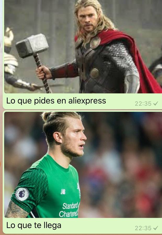 Fotos: Memes y bromas de la final de Champions del Madrid y el portero del Liverpool