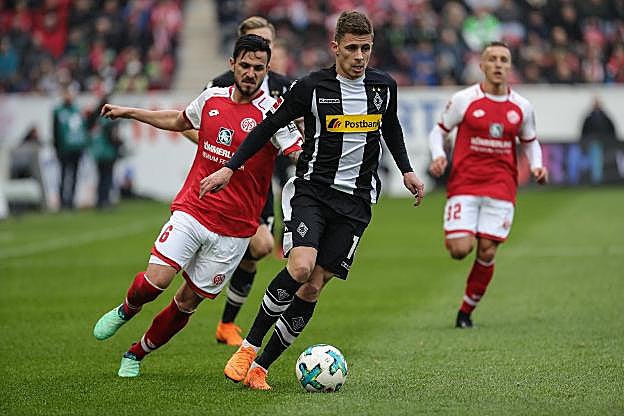 Hazard, en un partido de la presente temporada. 