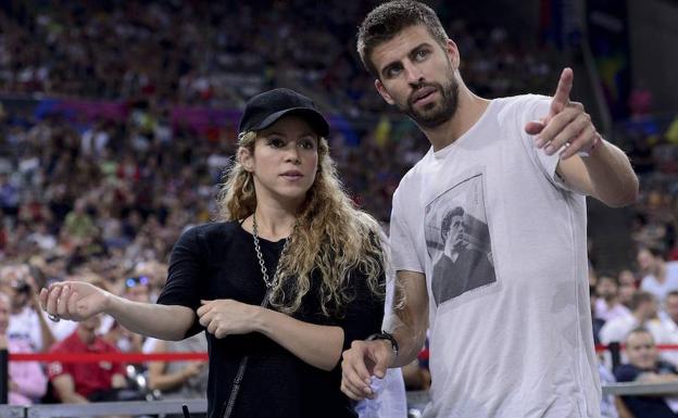 Piqué y Shakira, en una imagen de archivo.