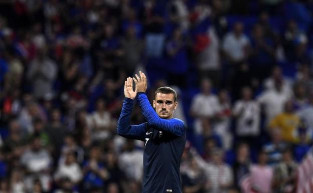 Griezmann, en un partido con Francia