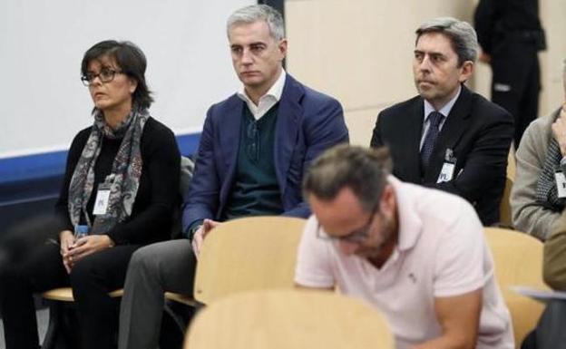 Ricardo Costa y Vicente Rambla, en el juicio del caso Gürtel. 