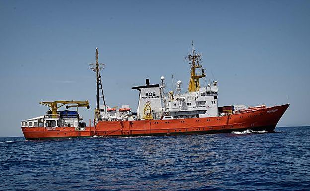 El buque 'Aquarius'.