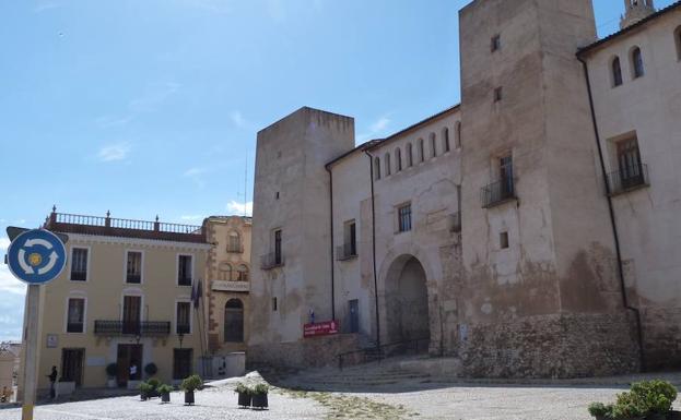 Una vista de la plaza Mayor de Albaida.