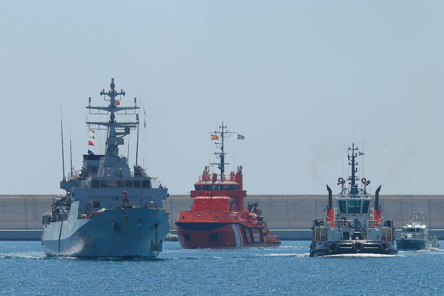 Fotos: La flotilla del Aquarius llega a Valencia