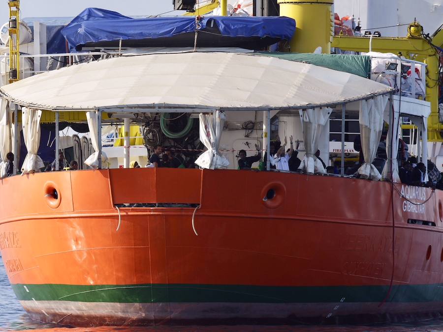 Fotos: La flotilla del Aquarius llega a Valencia