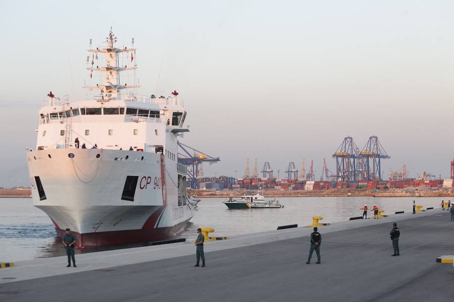 Fotos: La flotilla del Aquarius llega a Valencia