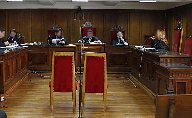 Imagen de archivo de un juicio en la Audiencia de Alicante. 