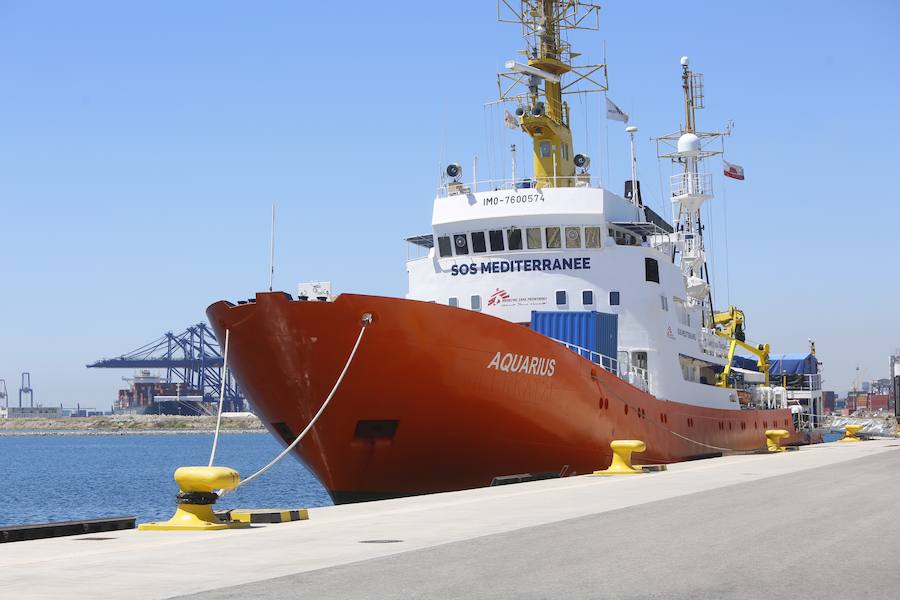 Fotos: Fotos de la salida del Aquarius de Valencia