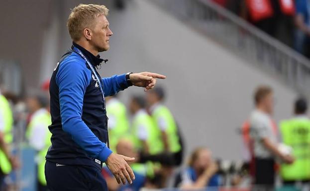 El seleccionador islandes, Heimir Hallgrimsson. 