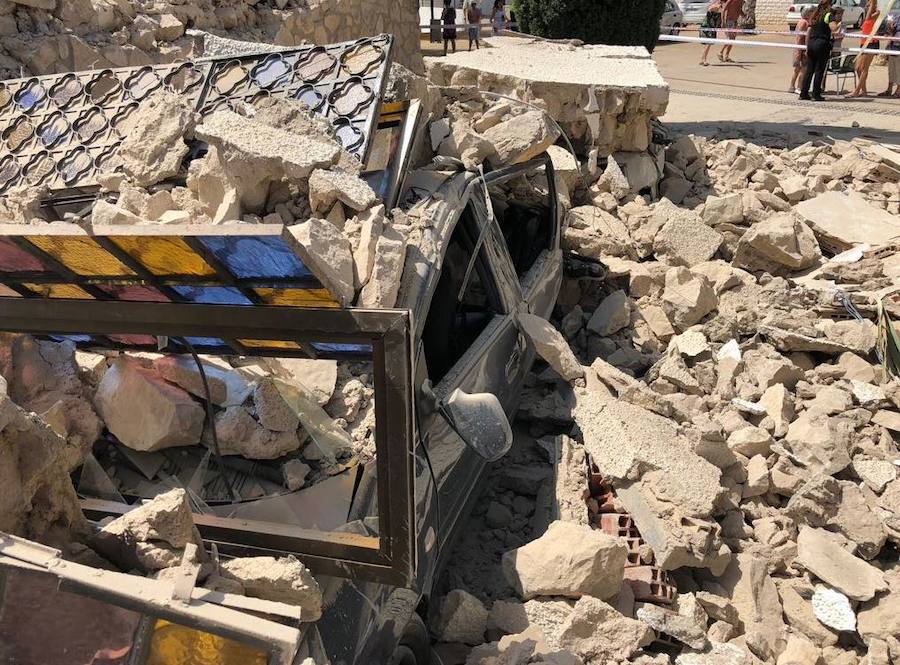 Fotos: Fotos de la iglesia de El Campello (Alicante) que se ha derrumbado al acabar una misa