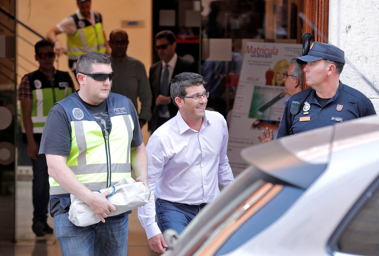 Fotos: Fotos de la detención de Jorge Rodríguez, presidente de la Diputación de Valencia