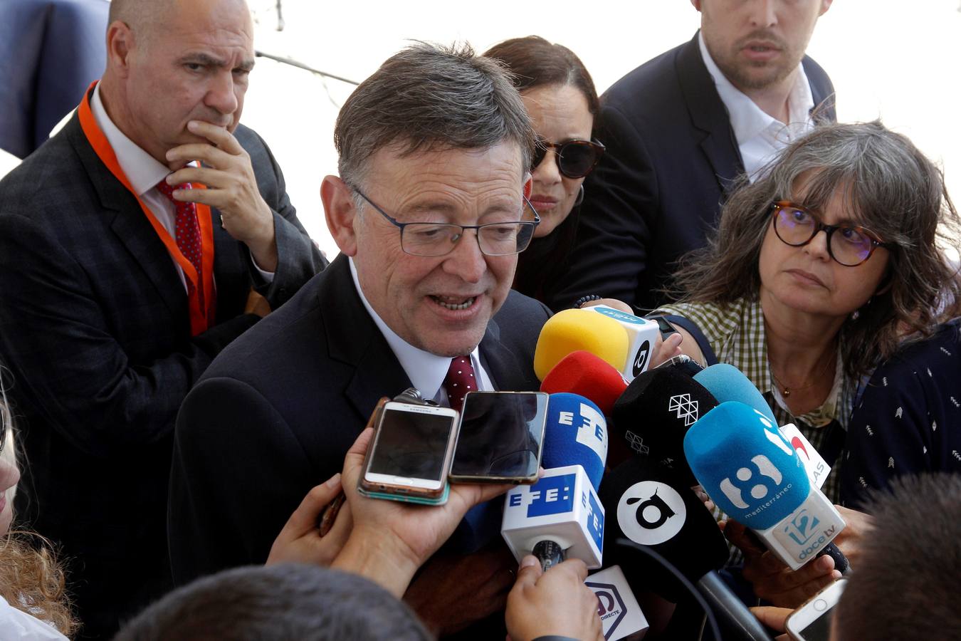 El presidente de la Generalitat, XImo Puig, hace declaraciones sobre la detención de Jorge Rodríguez, presidente de la Diputación de Valencia.