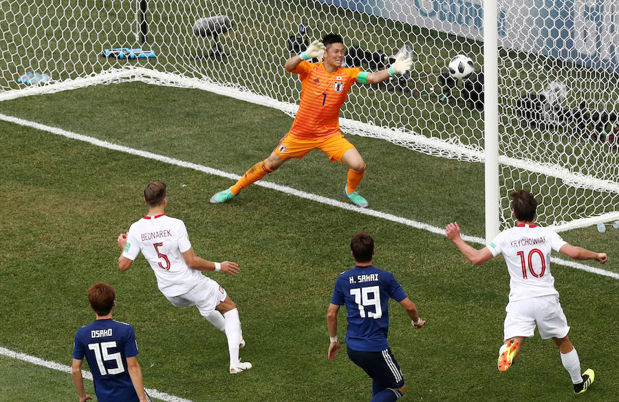 Las mejores imágenes del tercer partido del Grupo H entre Japón y Polonia. 