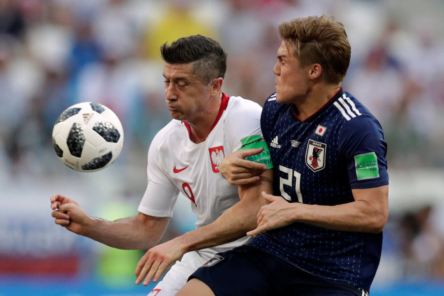 Las mejores imágenes del tercer partido del Grupo H entre Japón y Polonia. 