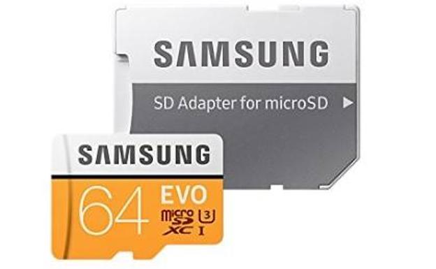 Tarjeta de memoria Samsung.