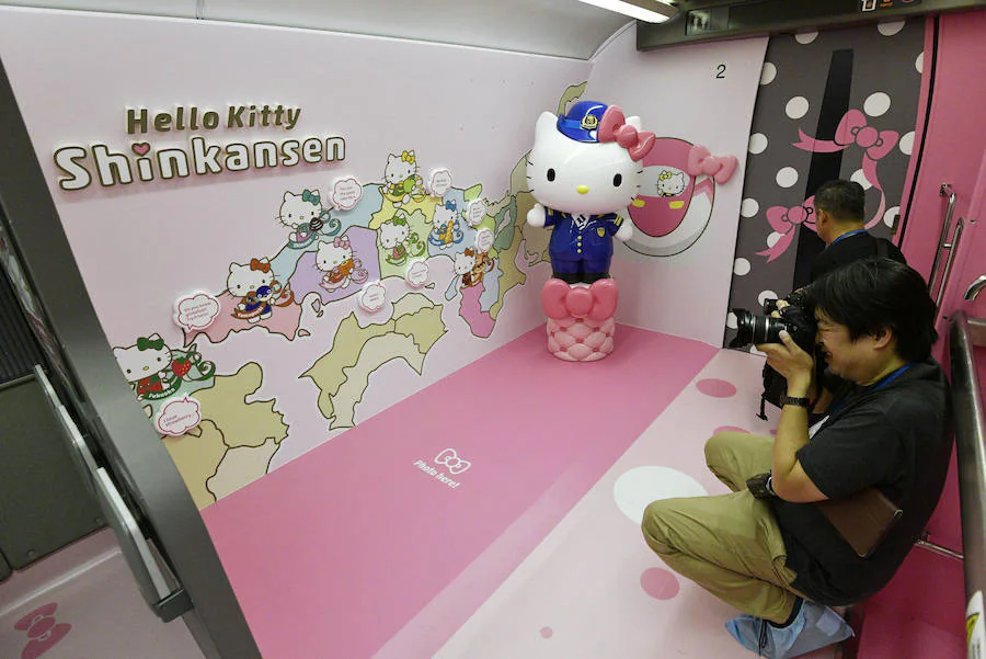 Fotos: El tren de Hello Kitty