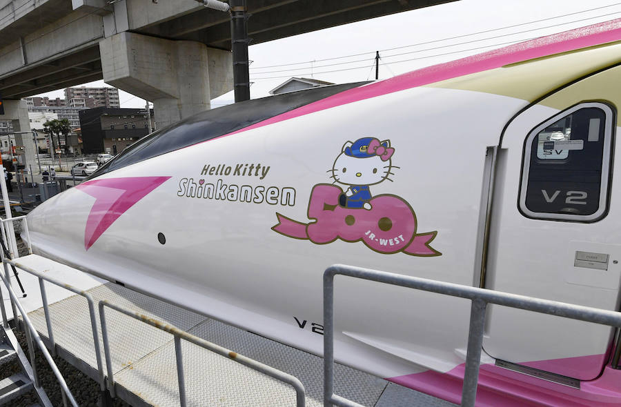 Fotos: El tren de Hello Kitty