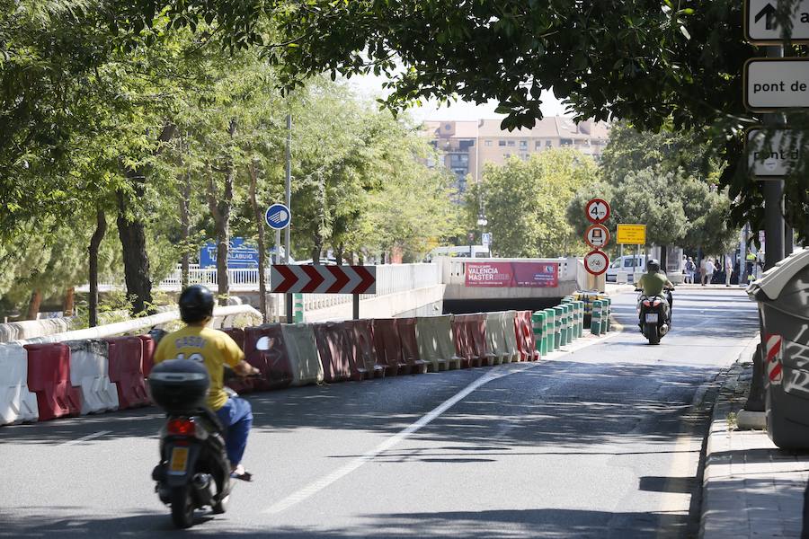 Fotos: Monumental atasco en Valencia