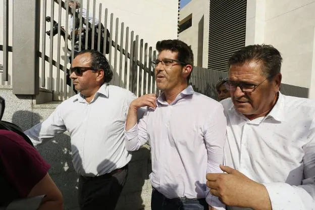 Jorge Rodríguez, tras salir de los calabozos de la Ciudad de la Justicia. 
