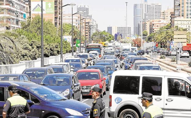 Corte al trafico de Blanquerías.