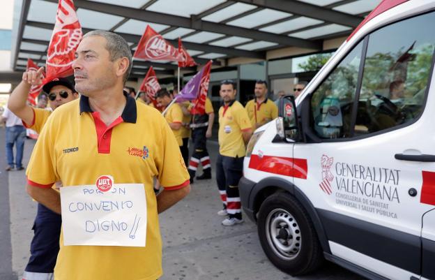 Sanidad alerta de que la huelga de ambulancias puede causar problemas de desatención