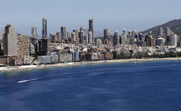 Vista general de Benidorm.