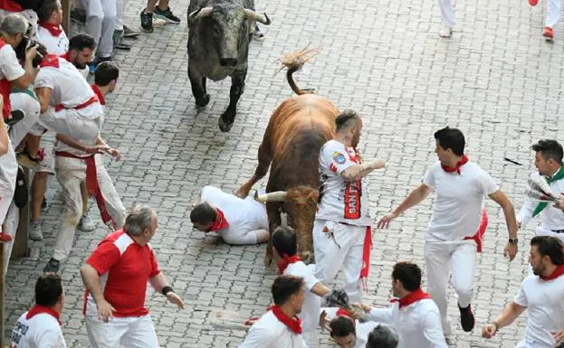 El encierro de sanfermines, visto en directo desde un balcón