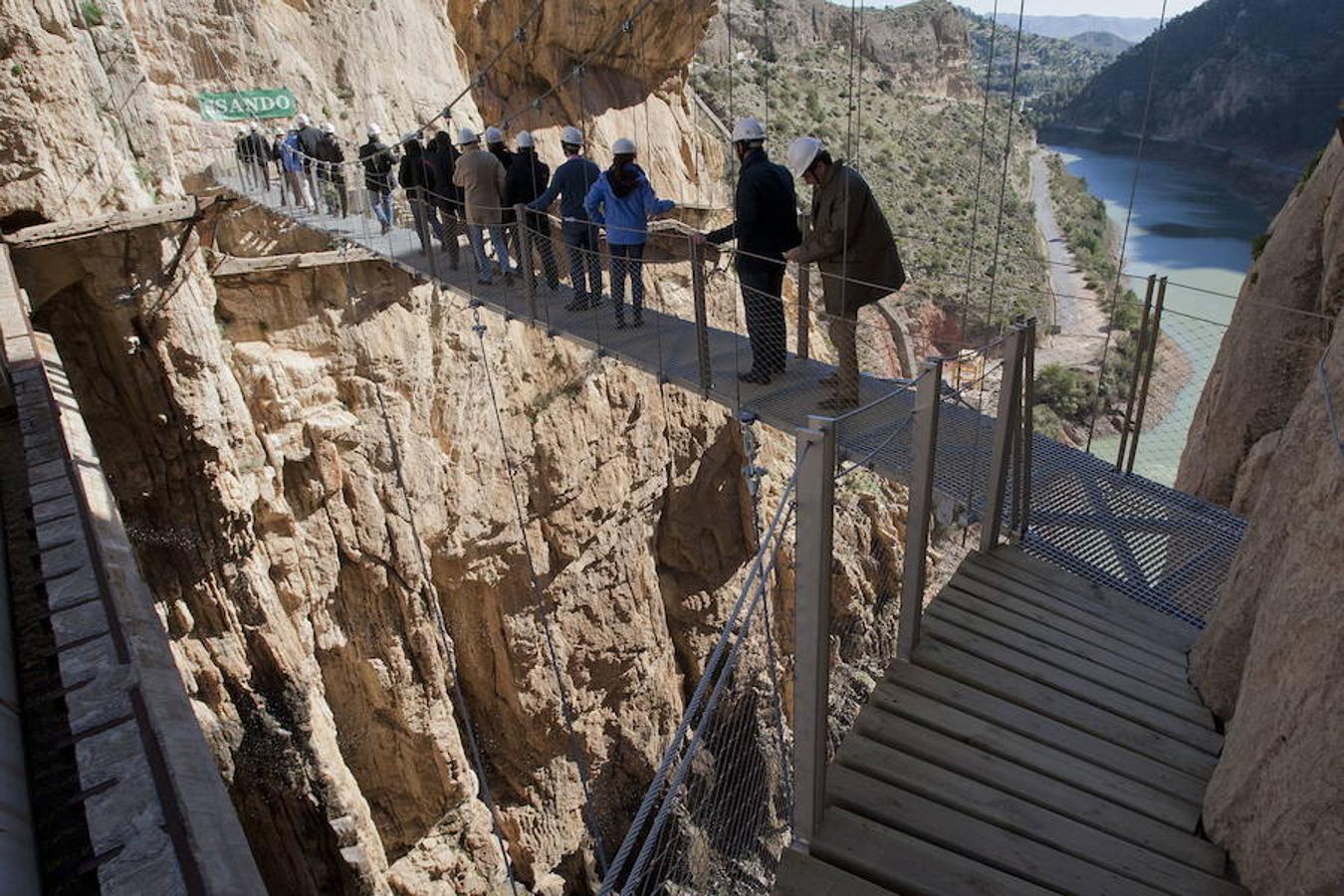 Un estudio de neuromárketing concluyó que recorrer el Caminito del Rey es más emocionante que pasar una tarde de compras o realizar otra actividad de ocio.