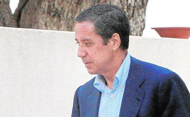 Eduardo Zaplana, en un registro.