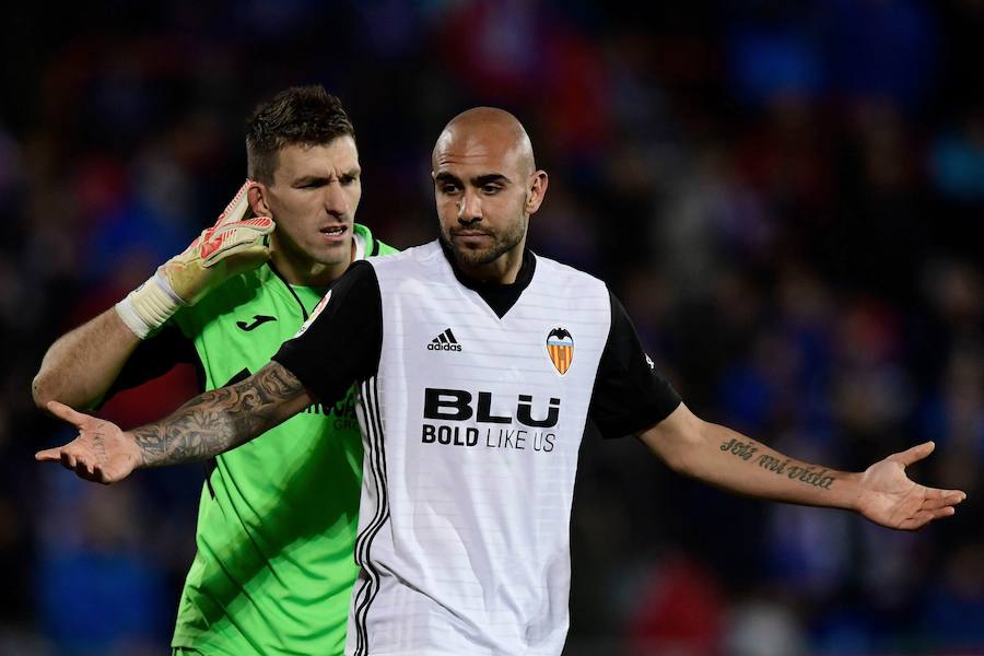 El delantero del Valencia CF, Simone Zaza