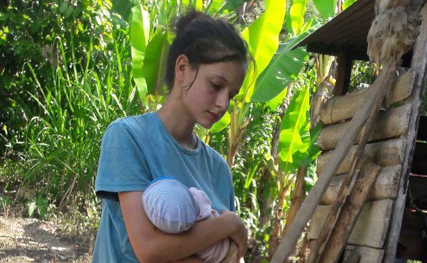 Patricia Aguilar, la joven ilicitana, en la selva de Perú.