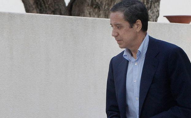 Eduardo Zaplana, en un registro.